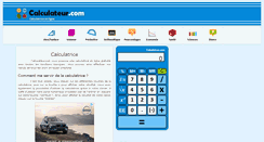 Desktop Screenshot of calculateur.com