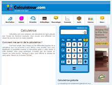 Tablet Screenshot of calculateur.com